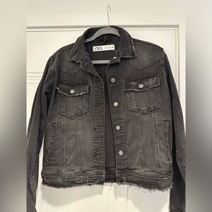 Zara black Jean jacket
